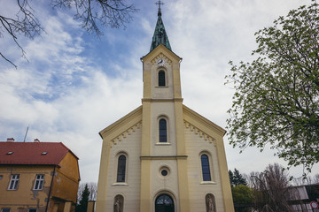 Fototapeta premium St Joseph church in Dubnany, small town in Czech Republic