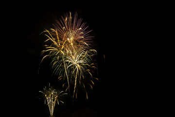 Fireworks night show in United Kingdom