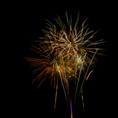 Fireworks night show in United Kingdom