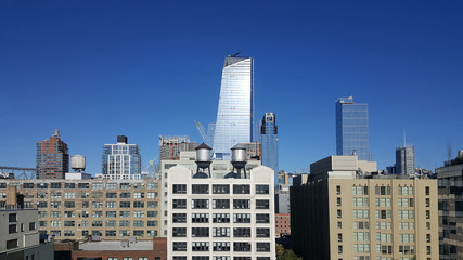 Fototapeta premium manhattan new york city buildings skyline day