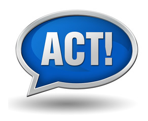 act concept  3d illustration