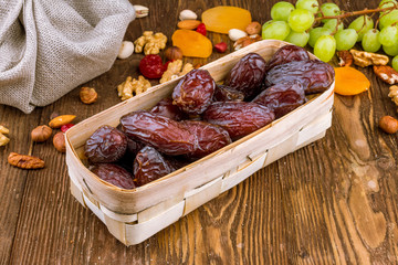 Royal dates on basket