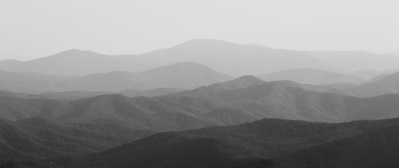 Blue Ridge Parkway mountains