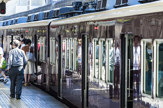 Fototapeta プラットホームの風景