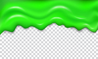 Green seamless dripping slime.