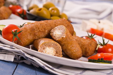 Bifteki greek meatballs.