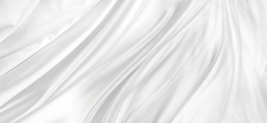 White silk fabric material texture