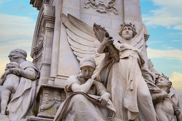 Victoria Memorial at the Mall Road in front of Buckingham Palace, London