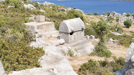 antalya ancient king tombs