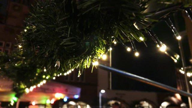 A video on a market in Lemgo in winter.