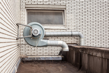 air ducts on the roof