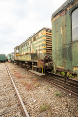 Obraz premium an train graveyard