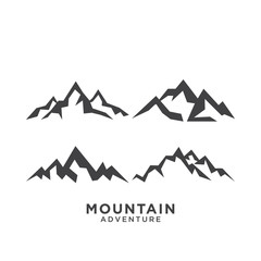 Mountain logo design template