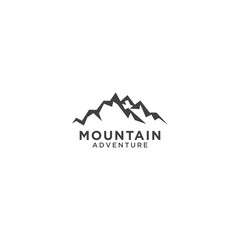 Mountain logo design template