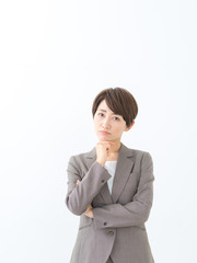 悩む・ビジネスウーマン