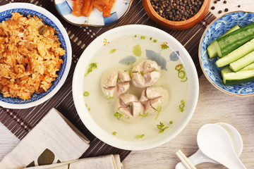 Taiwan`s distinctive famous snacks: Meat ball soup