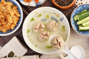 Taiwan`s distinctive famous snacks: Meat ball soup