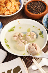 Taiwan`s distinctive famous snacks: Meat ball soup