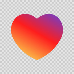 Colorful heart icon