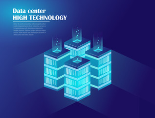 Fototapeta premium Network and big data processing