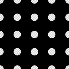 Background with transparent holes