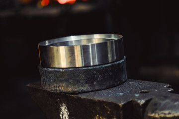 forged product at the forge