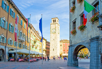 The colorful villages on the Garda Lake