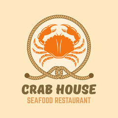 Seafood restaurant menu vector illustration