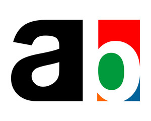 gestalt typography alphabet typeset typeface logotype font image vector icon
