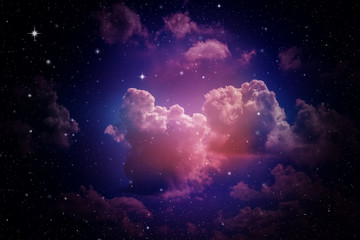 colorful night sky