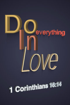 1 Corinthians 16:14