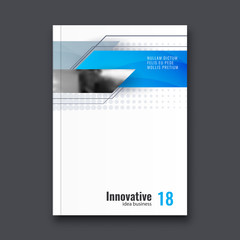 Abstract flyer design background. Brochure template.