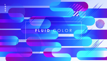 Abstract gradient geometric cover designs, trendy fluid color shapes banner template. Surreal colorful futuristic poster. High Tech minimalist Vector Global swatches.