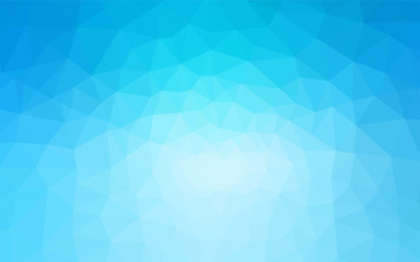 Fototapeta premium Light BLUE vector abstract polygonal pattern.