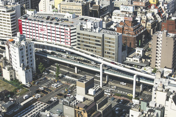 Fototapeta premium 大阪 都市風景