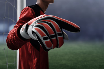 Soccer goalkeeper gloves