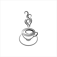 Coffee Cup Icon, Tea Cup Icon