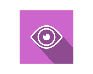 purple eye vision image vector icon logo symbol