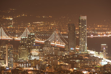 Obraz na płótnie Canvas San Francisco from the Twin Towers