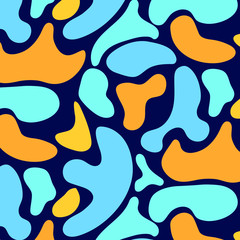 Blue camouflage pattern