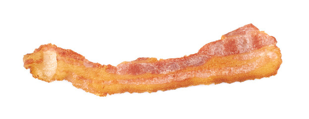 Fried bacon composition isolated