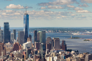 Fototapeta na wymiar new york view skyline