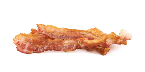 Fried bacon composition isolated