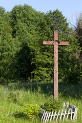 old wooden cross