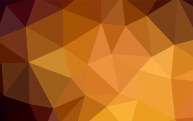 Light Red vector gradient triangles texture.