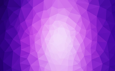 Light Purple, Pink vector polygon abstract background.