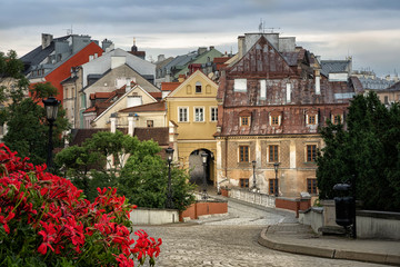 View of old town of Lublin from Lublin Castle, Poland - obrazy, fototapety, plakaty