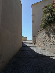 Baia - Salita al terrazzo del castello
