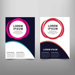 Modern Vector abstract book cover template. Vector of modern abstract background