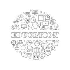 Education design concept.